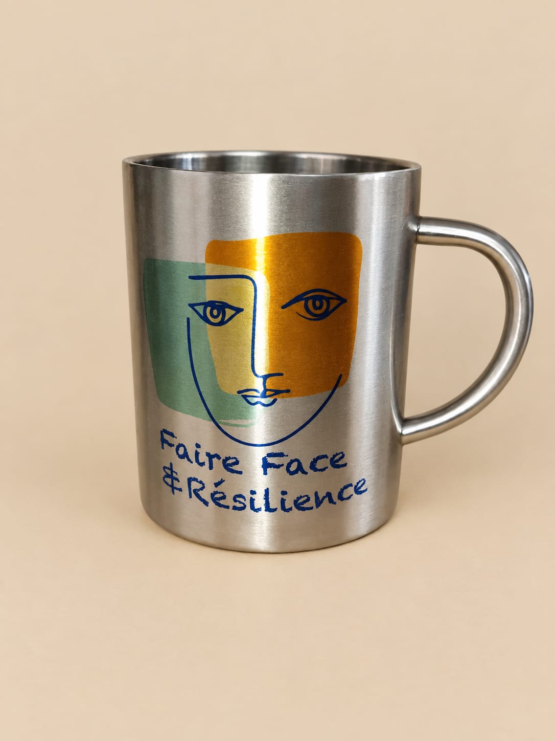 Mug métal Faire Face & Résilience